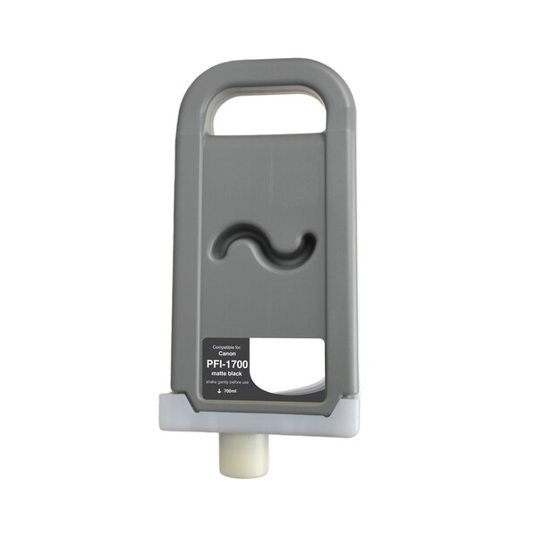 Cig WF Non-OEM New Matte Black Wide Format Ink Cartridge for Canon PFI-1700 WCPFI1700MB - main